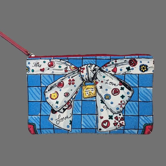 Brighton Handbags - Brighton "With Love From Me To You" Makeup/Pencil Bag Preowned